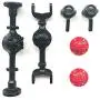 WPL Upgrade DIY Modified Accessories Full Metal Spare Part with Metal Shaft Shell Official OP Fitting for B14 B24 C14 C24 C34 WPL Upgrade DIY Modified Accessories Full Metal Spare Part with Metal Shaft Shell Official OP Fitting for B14 B24 C14 C24 C34