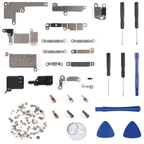 Internal Metal Plate Cover Parts for iPhone 8 Plus, MELIFE Bracket Replacement Inlcuding Complete Full Screw Set w Reapir Tool Kit for iPhone 8 Plus