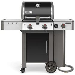 Weber, Black 65014001 Genesis II LX E-240 Natural Gas Grill, Two-Burner