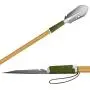 CKG Metal Detector Stainless Steel Landscaping Detecting Digging Digger Shovel Tool with Handy Belt Holder Treasure Hunting w/ Sheath Comfortable Hand Garden Tools - Gardener Gift