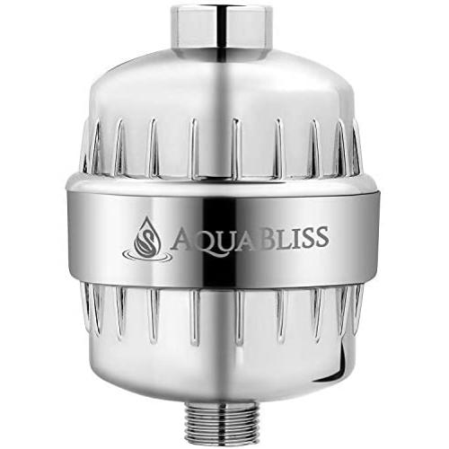 AquaBliss High Output Revitalizing Shower Filter - Reduces Dry Itchy Skin, Dandruff, Eczema, and Dramatically Improves The Condition of Your Skin, Hair and Nails - Chrome (SF100)