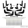 Westin 21-24165 Pro Traxx 4 Fits 2020-2021 Gladiator Black 4in. Oval Nerf Step Bars 1 Pair