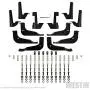 Westin 21-24165 Pro Traxx 4 Fits 2020-2021 Gladiator Black 4in. Oval Nerf Step Bars 1 Pair Westin 21-24165 Pro Traxx 4 Fits 2020-2021 Gladiator Black 4in. Oval Nerf Step Bars 1 Pair