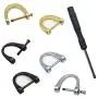 6 Pieces D Rings Screw in Shackle 24mm Horseshoe Buckle Horseshoe Shape D Ring D-Shaped Metal Hoop Locking One Screwdriver Use for DIY Leather Craft Purse Replacement 6 Pieces D Rings Screw in Shackle 24mm Horseshoe Buckle Horseshoe Shape D Ring D-Shaped Metal Hoop Locking One Screwdriver Use for DIY Leather Craft Purse Replacement