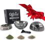 Death Star Herb Grinder - Star Wars Grinder With BONUS Scraper - Star Wars Gifts - Herb & Spice Tool With Catcher - 3 Part Grinder, 2.2 Inches by Nestpark