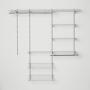 Rubbermaid FG3H9400WHT Configurations Shoe Shelf - White