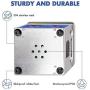 Ultrasonic Cleaner 200W Heated Parts Cleaner 2L (1.5L liquid capacity) for Small Carburetors Injectors Guns Bullets Brass and Jewelry Professional Stainless Steel Ultrasonic Bath Upgrade Gifts for Men