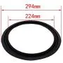 Fielect 12 Inch Speaker Rubber Edge Surround Rings Replacement Parts for Speaker Repair or DIY 4pcs