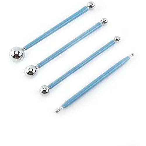 4 Piece Ball Stylus Dotting Modeling Tools Clay Ceramics Pottery Carving Tool Embossing Sculpting Set 4 Piece Ball Stylus Dotting Modeling Tools Clay Ceramics Pottery Carving Tool Embossing Sculpting Set