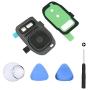 EMiEN Back Camera Glass Lens Cover + Rear Camera Bezel with Adhesive + Flash Cover Pre-Installed Replacement Parts + Repair Screwdriver for Samsung Galaxy S7 / S7 Edge (Black)