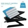 Laptop Stand Ergonomic Keyboard Tray Computer Holder with Heat-Vent to Elevate and Adjustable Laptop.JOMARTO Computer Holder Compatible with Mac-Book Computer,Tablet(Black)