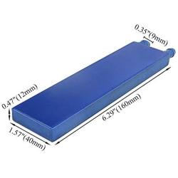 BXQINLENX Aluminum Water Cooling Block for CPU Graphics Radiator Heatsink 41.5X 162X12mm Blue