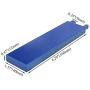 BXQINLENX Aluminum Water Cooling Block for CPU Graphics Radiator Heatsink 41.5X 162X12mm Blue
