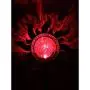 Unido Solar Powered Metal Sunray Garden Stake with Color Changing LED Light and Mosaic Glass Crackle Ball Unido Solar Powered Metal Sunray Garden Stake with Color Changing LED Light and Mosaic Glass Crackle Ball