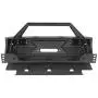 Hooke Road Stubby Steel Front Winch Bumper with D-Rings & Extra Lights Compatible with Toyota 4 Runner 5 Gen 2010 2011 2012 2013 2014 2015 2016 2017 2018 2019 2020