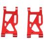 Essenc for WLtoys 1:14 144001 RC Car Upgrade Parts Metal Steering Swing Arm Base C Rear Hub Seat Servo Pull Rod,Red