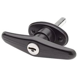 Bauer Products (T-311 Black Sets) Blind Mount Locking T-Handle, (Pack of 2)