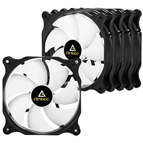 Antec 120mm Case Fan, PC Case Fan High Performance, 3-pin Connector, PF12 Series 5 Packs