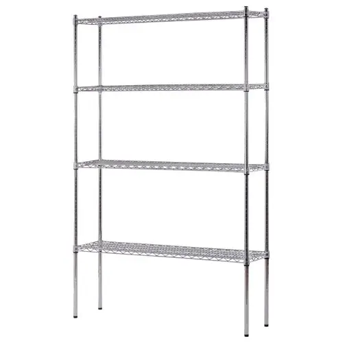 Sandusky Lee WS481274-C Industrial Welded Wire Shelving, 800lbs Capacity, 48'' Width x 74'' Height x 12'' Depth, Chrome Sandusky Lee WS481274-C Industrial Welded Wire Shelving, 800lbs Capacity, 48'' Width x 74'' Height x 12'' Depth, Chrome