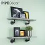 PIPE DÉCOR Electroplated Industrial Pipe Double Flange Brackets Set of 4 Industrial Steel Black Shelf Brackets for Hanging Shelves Wall Mounted Pre-Sealed Ready to Use Real Durable Metal (2 Inch) PIPE DÉCOR Electroplated Industrial Pipe Double Flange Brackets Set of 4 Industrial Steel Black Shelf Brackets for Hanging Shelves Wall Mounted Pre-Sealed Ready to Use Real Durable Metal (2 Inch)