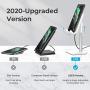 [2020 Upgraded] Wireless Charger, [Angle&Height Adjustable] LISEN Cell Phone Wireless Charging Stand, 10/7.5W Fast Wireless Charger for iPhone 11/Pro/Max/X/XR/XS Max, Galaxy Samsung S10/S9/S8-White