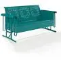 Crosley Bates Sofa Glider Turquoise Gloss Crosley Bates Sofa Glider Turquoise Gloss