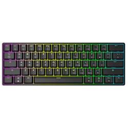 GK61 Mechanical Gaming Keyboard - 61 Keys Multi Color RGB Illuminated LED Backlit Wired Programmable for PC/Mac Gamer (Gateron Optical Black, Black)