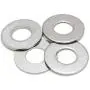 1/4'' Stainless Flat Washer, 5/8'' Outside Diameter (100 Pack)- Choose Size, by Bolt Dropper, 18-8 (304) Stainless Steel