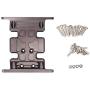 Drfeify RC Gearbox Bottom Plate, Metal Gearbox Bottom Plate Available for AXIAL SCX10 / TFL Carframe RC Accessories