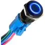 Etopars Black Case 16mm Blue Angel Eye Symbol LED 12V Push Button Metal Toggle Switch Socket Plug Wire Car Vehicle Etopars Black Case 16mm Blue Angel Eye Symbol LED 12V Push Button Metal Toggle Switch Socket Plug Wire Car Vehicle