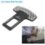MOCHENT Seat Belt Clip Silencers - Car Seat Belt Alarm Stopper Auto Metal Seat Belt Buckle Insert Plug for All Vehicles Cars 2 Pack