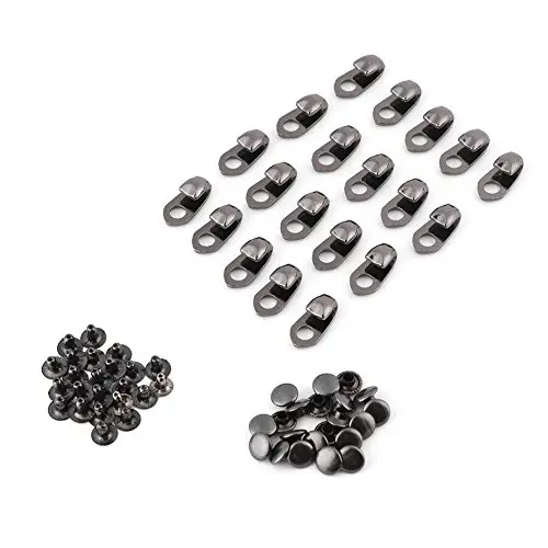 20 Pcs Shoe Lace Hooks Lace Fittings with Rivets, Alloy Boot Lace Safety Shoelace Buckles Silver for Climb Hiking Shoes Work Outdoor Mountaineering Boots 20 Pcs Shoe Lace Hooks Lace Fittings with Rivets, Alloy Boot Lace Safety Shoelace Buckles Silver for Climb Hiking Shoes Work Outdoor Mountaineering Boots