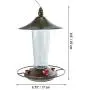 Prime Durable Hanging Metal & Bottle Glass Hummingbird Feeder Most Visited Place to Your House & Outdoor Garden Watch Birds from Your Window Features 4 Red Flower Feeding Ports 11 Fluid Oz Capacity Prime Durable Hanging Metal & Bottle Glass Hummingbird Feeder Most Visited Place to Your House & Outdoor Garden Watch Birds from Your Window Features 4 Red Flower Feeding Ports 11 Fluid Oz Capacity