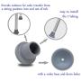 Replacement Feet for Shower Chair Bath Seat, shower stools and transfer bench, non-skid Shower Bench and Tub Transfer Benches Rubber Suction Cup Feet, Metal Insert Reinforced(Pack of 4) (1'' I.D, Grey) Replacement Feet for Shower Chair Bath Seat, shower stools and transfer bench, non-skid Shower Bench and Tub Transfer Benches Rubber Suction Cup Feet, Metal Insert Reinforced(Pack of 4) (1'' I.D, Grey)