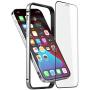 Slim Thin Phone Case Compatible with iPhone 12 Pro Max, Metal Bumper Cover with Soft TPU Inner [No Signal Interference][Support Wireless Charging] Compatible for iPhone 12 Pro Max, Silver