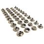 Snap Fasteners 100% Stainless Steel Boat Marine Canvas Upholstery Snaps Cap - Socket - Stud - Eyelet All Four Parts (20 of Each Piece)