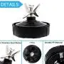 AxPower 2 PACKS 7 FINS Extractor Blades Replacement Part Bottom Blade for Ninja Blender for Nutri Ninja Auto iQ BL642 NN102 BL682 BL2013 and More AxPower 2 PACKS 7 FINS Extractor Blades Replacement Part Bottom Blade for Ninja Blender for Nutri Ninja Auto iQ BL642 NN102 BL682 BL2013 and More