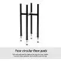 Befano Metal Plant Stand 8 inch - 12 inch Adjustable Modern Plant Stand for Indoor Outdoor Flower Pot Stand, Black
