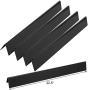 YIHAM 7536 22.5'' Flavorizer Bars for Weber Spirit 300 Series (2007-2012) with Side Control E310 E320 S310 S320, Genesis Silver B/C, Genesis Gold B/C, Genesis Platinum B/C, Porcelain-enameled, Set of 5