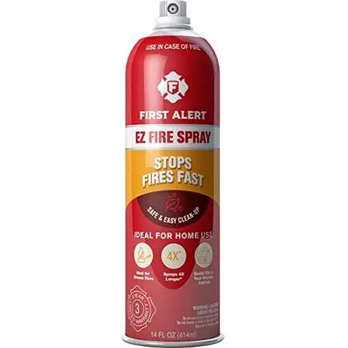 FIRST ALERT Fire Extinguisher | EZ Fire Spray Fire Extinguishing Aerosol Spray, AF400 FIRST ALERT Fire Extinguisher | EZ Fire Spray Fire Extinguishing Aerosol Spray, AF400