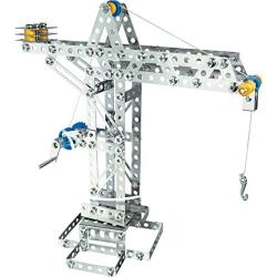 Eitech Crane and Windmill Construction Set and Educational Toy - Intro to Engineering and STEM Learning, Steel (10005-C05)