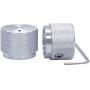 Taiss/ 2pcs Silver Color Aluminum Rotary Electronic Control Potentiometer Knob for 6 mm Diameter Shaft, Volume Control Knobs, Audio knob, Guitar Knobs，Switch Knob, 20mm Dia. x 15.5mm Height