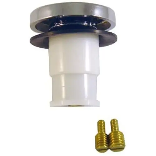 DANCO Universal Touch-Toe Push Button Tub Stopper, Chrome, 2 inch x 2-1/4 inch, 1-Pack (80811) DANCO Universal Touch-Toe Push Button Tub Stopper, Chrome, 2 inch x 2-1/4 inch, 1-Pack (80811)