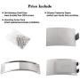 Green Egg Replacement Parts Stainless Draft Door Fits for Medium & Large Big Green Egg Grill Kamado Accessories with Punched MESH Panel Easily Adjusted Egg Bottom Vent Replacement
