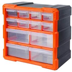 Tactix 320630 12 Drawer Cabinet, Storage & Hardware Parts Organizer