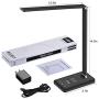 Multifunctional LED Desk Lamp with Wireless Charger, USB Charging Port, 5 Lighting Modes,5 Brightness Levels, Sensitive Control, 30/60 min Auto Timer, Eye-Caring Office Lamp with Adapter