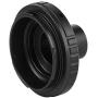 Serounder Astronomical Telescope Eyepiece Adapter, Metal Detachable Adapter Converter for 0.965inch T Mount Astronomical Telescope Eyepiece for Canon EOS Mount SLR Camera