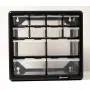 Homak 12-Drawer Parts Organizer, Black, HA01012001 Homak 12-Drawer Parts Organizer, Black, HA01012001