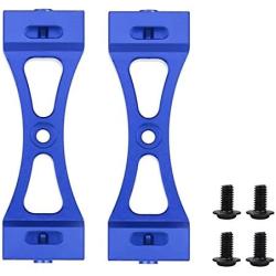 DAPENGNIAO 2Pcs Metal Bracket Suitable for Wpl B1 B14 B16 B24 C14 C24 B36 Mn D90 D91 Rc Car Upgrade Metal DIY Parts Kit Accessories (Color : Blue)