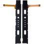 Side Rail with Ribbon Cable for Switch Joy Con, NS Metal JoyCon Rail Replacement Part (Left+Right)